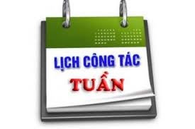 Lịch công tác Tuần 34 - 2025